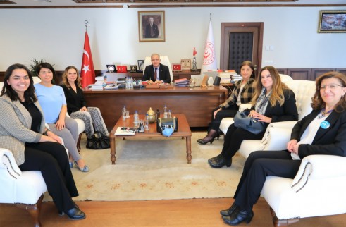 Aile ve Sosyal Hizmetler Bakan Yardımcısı Sayın İsmail Ergüneş'i ziyaret